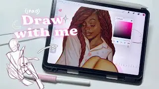 (iPad) Draw with me : pyjama girl 🧸☁️