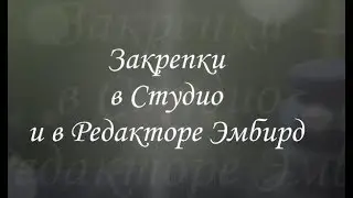 Закрепки в Студио и в Редакторе Эмбирд