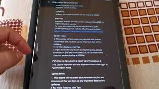 Huawei mediapad m6 10.8 New Update 10.1
