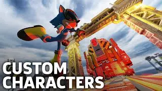 Sonic Forces - Chemical Plant Zone Custom Character Gameplay