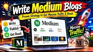 How to Write Viral Medium Blogs 🚀 | Proven Blogging Strategy for Massive Traffic
