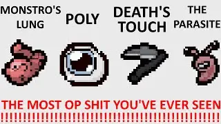 The Binding Of Isaac: Rebirth - MONSTRO'S LUNG + POLYPHEMUS + DT + THE PARASITE - Sick Combos Ep. 38
