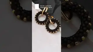 #jewelry #shorts #ювелирнаябижутерия  Серьги Конго ручной работы