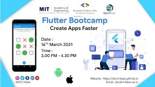Flutter Bootcamp-Create Apps Faster | Equilibrium 2021