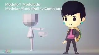 Create LowPoly Character #10 Polish the Hand (For Beginners in Blender)