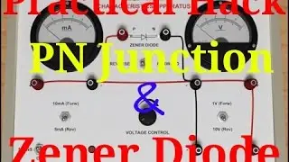 12 PHYSICS PRACTICAL| To Draw The Characteristic Curve Of Zener Diode And PN Junction| Ecube