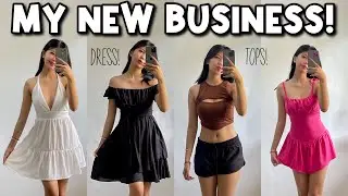 MY NEW BUSINESS! (Dress & Tops by ME💕) | Shaina Denniz