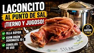 Laconcito al punto de sal cocido en olla rápida KUHN RIKON Duromatic 10 L + Consejos de uso.