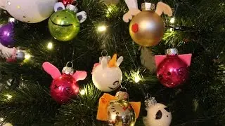 Snoezige kerstbalbeestjes DIY | Kerstspecial #1| Pimp je kerstballen!