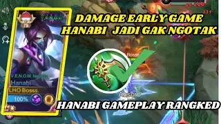 PAKEK BUILD INI DAMAGE EARLY GAME HANABI JADI GAK NGOTAK I TOP GLOBAL HANABI I - MLBB