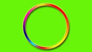 Neon Circle Boarder Green Screen ||  Top 5 Green Screen Neon Border || green screen circle