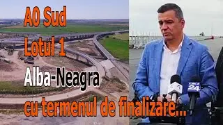 A0Sud- Lotul 1.  Alba-Neagra cu termenele de finalizare . Vrem infrastructură, nu promisiuni! 😭😭😭