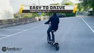 Taratpics | Zipper Electric Scooter 800W Removable Seat Double Suspension ABS Brake