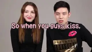When two strangers try to kiss with KISS Lip Treatment