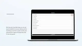 How To Edit A Report Template On The Security Guard Web App? -Support Center Video