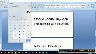 How to calculate percentage of marks in calculator
