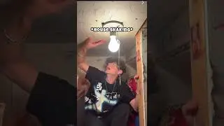 Hiding in bunker from TORNADO: