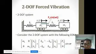 EMM352  Lecture 7: 2DOF Forced Vibration