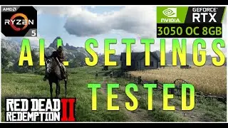 Red Dead Redemption 2 l RTX 3050 (OC 8GB) BENCHMARK l Ryzen 5 3600