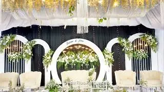 Pelaminan Konsep Gedung di Jalan Raya Indramayu || Dinna Rias Pengantin Subang