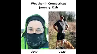 Hike with the Dog on a 68 Degree day in the Middle of Winter!