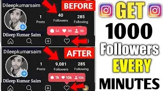 how to get unlimited instagram followers | how to increase instagram followers 2021