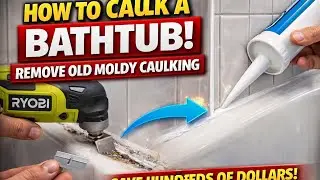 ✅ Caulk a Bathtub - Training & Education #DIY