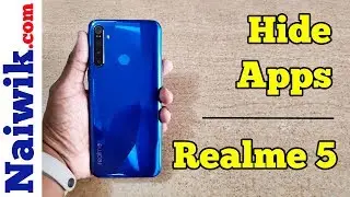 Hide Apps in Realme 5