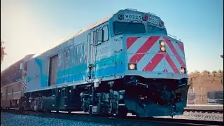 AMTRAK 90225 Leads 790 out of Moorpark, CA!