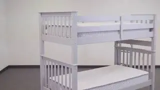 BK161EL Tall Twin over Twin Bunk Bed with Under Bed Drawers