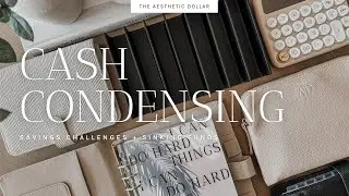 Cash Condensing | $1,000 Going to our Savings | Savings Challenges | Cash Stuffing for Beginners