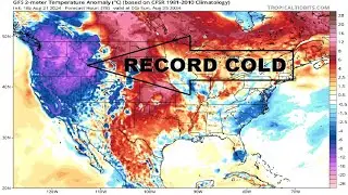 Record Cold Headed To The West - The Atlantic Is Cooling At A Mysteriously Fast Rate - Marc Morano