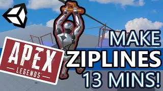 How to make ZIPLINES in 13 Minutes! - Unity (Apex Legends)