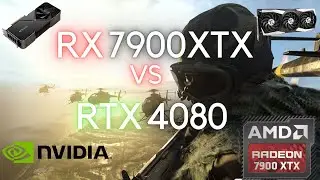 RTX 4080 vs RX 7900XTX FG vs AFMF COD Warzone 2K