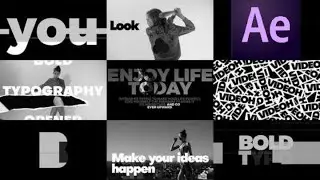 How to make Stomp Typography Intro in Adobe After effect || FREE DOWNLOAD