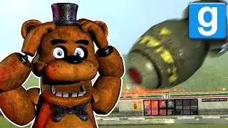 Nuking FNAF CHARACTERS in Garry's Mod
