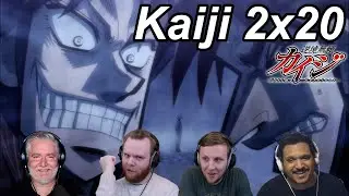 Kaiji Ultimate Survivor 2x20 Reactions | Great Anime Reactors!!! | 【カイジ】【海外の反応】