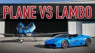 Can a Lamborghini Huracan Outrun an Airplane?