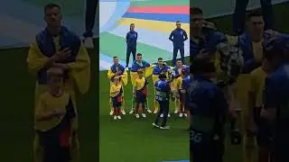 UKRAINE NATIONAL ANTHEM VS SLOVAKIA. 