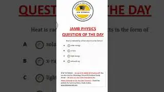 JAMB Physics Question of the Day