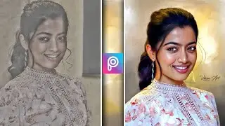 PicsArt Digital oil paint effect Photo editing tutorial || PicsArt Smudge oil painting photo editing