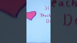 teachers day card 