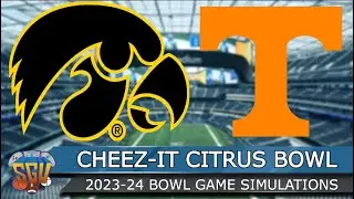 Cheez-It Citrus Bowl 2024 - Iowa vs Tennessee - Full Game Highlights (NCAA 14 Sim)
