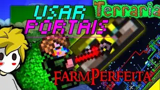 TERRARIA ANDROID COMO USAR TELEPORTE, TUTORIAL AVANÇADO. FarmPerfeita!!!