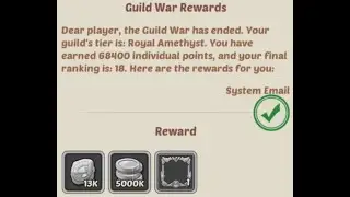 Idle Heroes - Final Guild Wars Battles and Royal Amethyst Rewards!