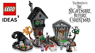 LEGO IDEAS Tim Burtons Disney Film Nightmare Before Christmas (21351) - Speed build