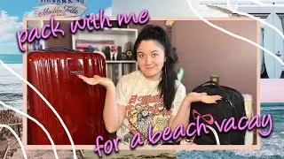 Pack with Me for a Beach Vacation!--OC MD--Packing Tips & Try On