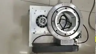 Slewing bearing and pinion rotation