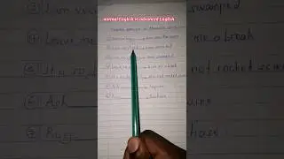 normal English vs advanced English #shortfeedshorts#trendingshort#viral#subscribe