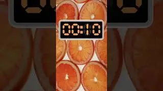 30 Seconds Countdown | Orange Timer | #shorts #minutes #countdown #timer #silent #shorts